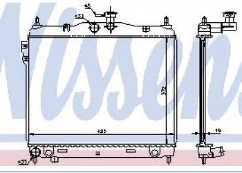 4 099 р. GETZ 02- {372 x 495 mm} РАДИАТОР ОХЛАЖДЕН (NISSENS) (NRF) (GERI) (см.каталог) BodyParts hngez02-910  с доставкой в г. Керчь. Увеличить фотографию 1