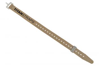 2 259 р. Ремень крепёжный TitanStraps Industrial песочный L = 51 см (Dmax = 14,15 см, Dmin = 5,5 см)  tsi-0120-tan  с доставкой в г. Керчь. Увеличить фотографию 2