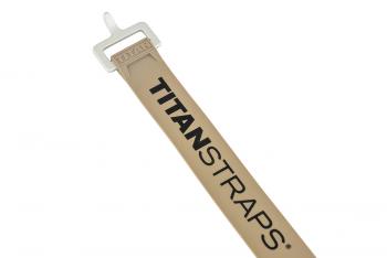 2 259 р. Ремень крепёжный TitanStraps Industrial песочный L = 51 см (Dmax = 14,15 см, Dmin = 5,5 см)  tsi-0120-tan  с доставкой в г. Керчь. Увеличить фотографию 4
