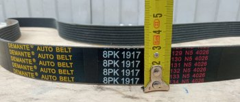 699 р. Ремень приводной 8PK1917.7SP100693 CUMMINS 8pk1917.7sp100693  с доставкой в г. Керчь. Увеличить фотографию 3