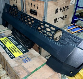 4 529 р. Решетка бампера (тягач) SHAANXI X3000  (!!!УЦЕНКА: возможен нетоварный вид!!!) SHACMAN dz97189621061  с доставкой в г. Керчь. Увеличить фотографию 2