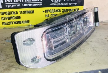 9 799 р. Фара противотуманная с поворотником правая LED HOWO T5G SITRAK 811w25320-6004  с доставкой в г. Керчь. Увеличить фотографию 2