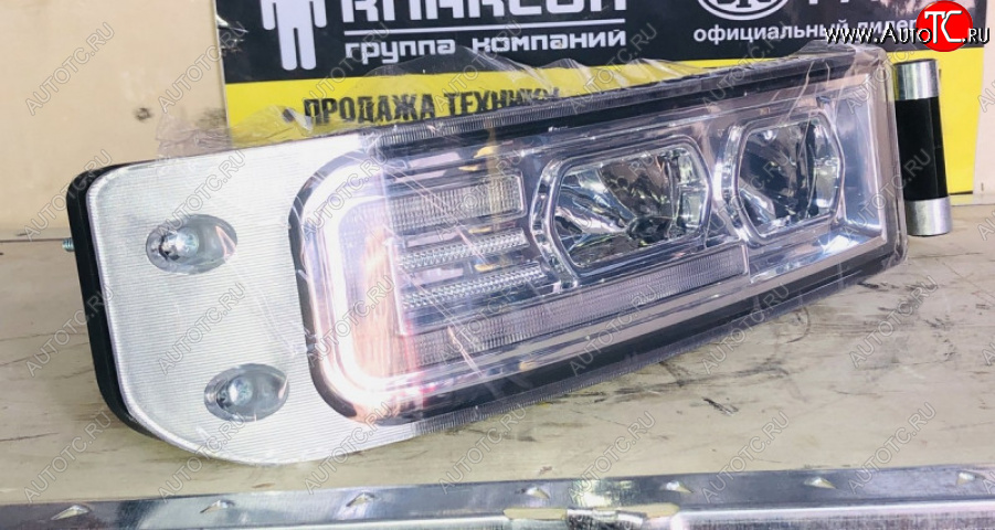 9 799 р. Фара противотуманная с поворотником правая LED HOWO T5G SITRAK 811w25320-6004  с доставкой в г. Керчь