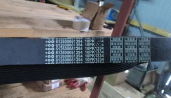 799 р. Ремень привода 10PK1334 WD10 WEICHAI 612600061349  с доставкой в г. Керчь. Увеличить фотографию 2