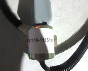 5 599 р. Клапан электромагнитный остановки двигателя (глушилка) YC6108YC6J125 (!!!УЦЕНКА: возможен нетоварный вид!!!) WEICHAI a-7019-1115100g7001-1115  с доставкой в г. Керчь. Увеличить фотографию 3