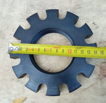 2 499 р. Гайка ступицы SP109952 XCMG 85513040  с доставкой в г. Керчь. Увеличить фотографию 3