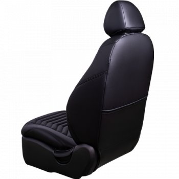 27 649 р. Комплект чехлов сидений ( Экокожа ИЛАНА+ОРЕГОН)   Chevrolet Aveo ( T200,  T250) (2002-2011) хэтчбек 5 дв, седан, седан рестайлинг, хэтчбек 5 дв рестайлинг (черный)  с доставкой в г. Керчь. Увеличить фотографию 5