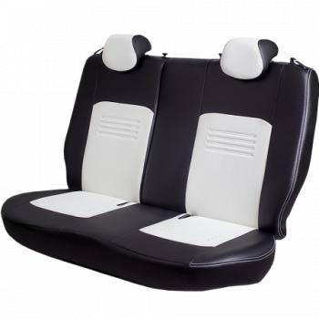 9 449 р. Комплект чехлов для сидений (ЦЗС 2Г Илана+Орегон) ТУРИН СТ Lord Autofashion  Lifan Smily  320 хэтчбэк (2010-2016) дорестайлинг (черный, вставка белая, строчка белая)  с доставкой в г. Керчь. Увеличить фотографию 8