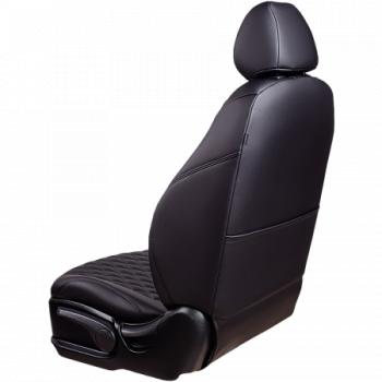 19 649 р. Комплект чехлов для сидений (ЦЗС 3Г Орегон) БАЙРОН ст БАЙРОН Lord Autofashion  Nissan Almera Classic  седан (2006-2013) B10 (черный, вставка черная, строчка черная)  с доставкой в г. Керчь. Увеличить фотографию 7