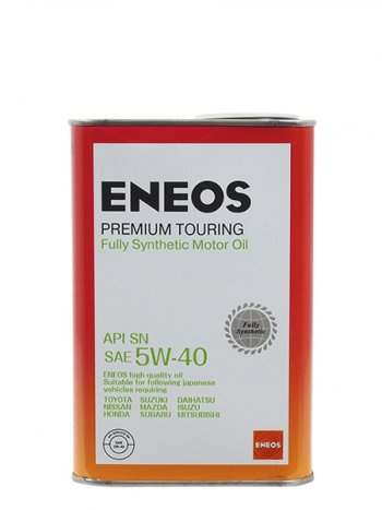 Масло моторное синтетическое ENEOS Premium Touring 5W-40 SN 1л ENEOS 8809478942148