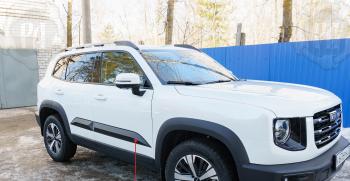Молдинг двери передний левый Русская Артель Haval Dargo (2022-2025) (шагрень)