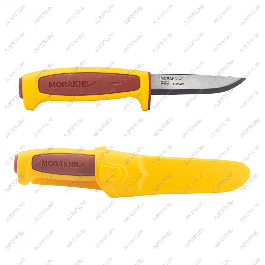 1 689 р. Нож MORAKNIV Basic 546 лимитированный 2023, длина клинка 91 мм, желтый  14148  с доставкой в г. Керчь