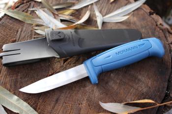 1 589 р. Нож MORAKNIV Basic 546, длина клинка 91 мм, синий  12241  с доставкой в г. Керчь. Увеличить фотографию 2