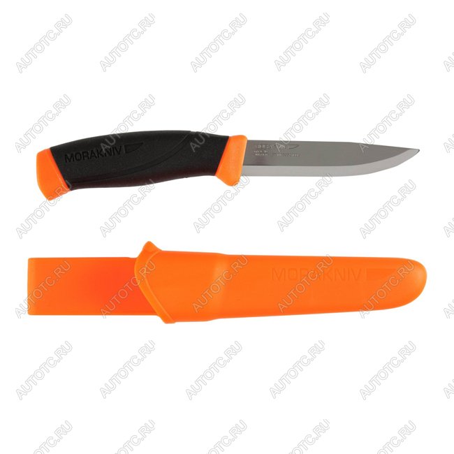 2 459 р. Нож MORAKNIV Companion F Orange, длина клинка 103 мм, оранжевый  11824  с доставкой в г. Керчь