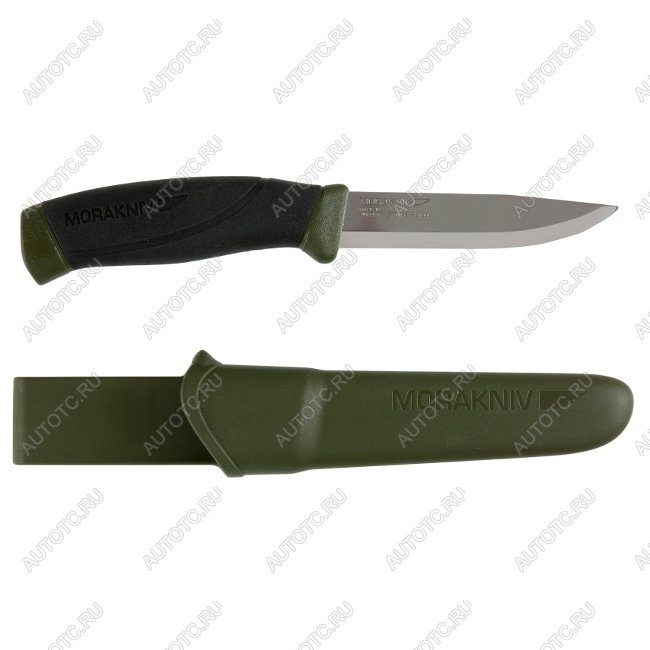 1 939 р. Нож MORAKNIV Companion MG (C), углеродная сталь, длина клинка 104 мм, хаки  11863  с доставкой в г. Керчь