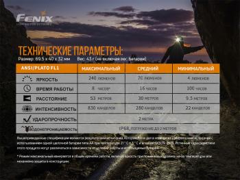 4 189 р. Фонарь налобный FENIX HM23  hm23  с доставкой в г. Керчь. Увеличить фотографию 16