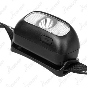 1 219 р. Фонарь налобный NISUS 200 LM, IP44, USB  n-fn-hl05-d  с доставкой в г. Керчь. Увеличить фотографию 10