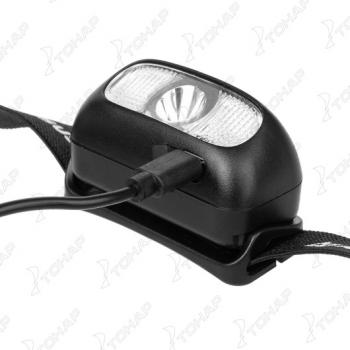 1 219 р. Фонарь налобный NISUS 200 LM, IP44, USB  n-fn-hl05-d  с доставкой в г. Керчь. Увеличить фотографию 9