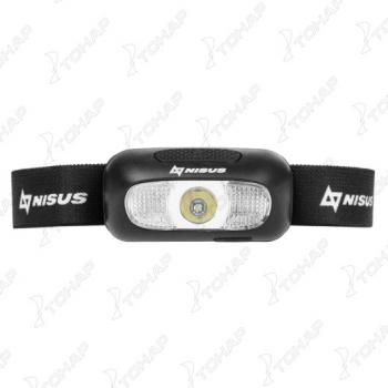 1 219 р. Фонарь налобный NISUS 200 LM, IP44, USB  n-fn-hl05-d  с доставкой в г. Керчь. Увеличить фотографию 6