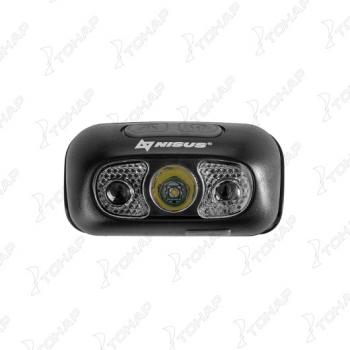1 029 р. Фонарь налобный NISUS 3056S, сенсорный 120 LM, IPX4, USB 3056S  an-fn-3056s  с доставкой в г. Керчь. Увеличить фотографию 2
