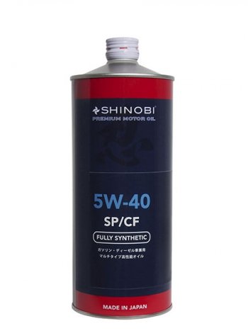 1 199 р. Масло моторное синтетическое SHINOBI SPCF 5W-40 1L SHINOBI SH0011  с доставкой в г. Керчь. Увеличить фотографию 1