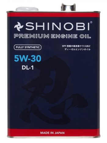 4 899 р. Масло моторное синтетическое SHINOBI DL-1 5W-30 4L SHINOBI SH0016  с доставкой в г. Керчь. Увеличить фотографию 1