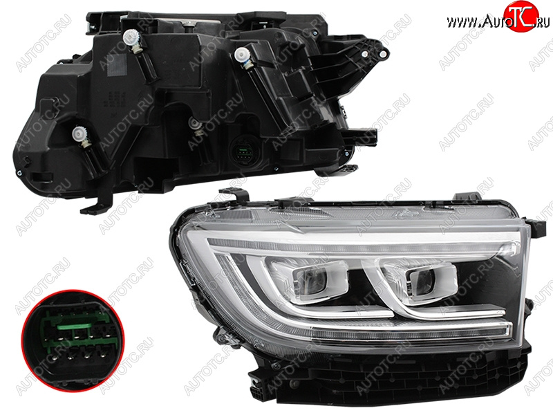 20 999 р. Фара правая (LED) SAT Great Wall Poer (2021-2025)  с доставкой в г. Керчь