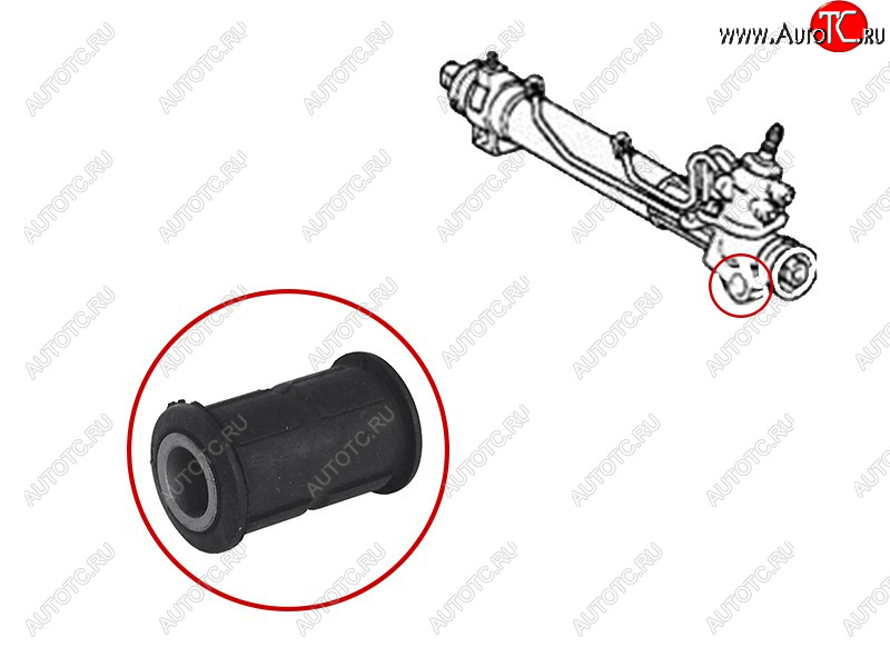 679 р. Втулка рулевой рейки Toyota Harrier (XU10,XU30) 97-13  Lexus RX 97-06 SAT ST-44250-48051B  с доставкой в г. Керчь