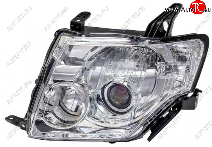 11 999 р. Левая фара (под корректор) BODYPARTS Mitsubishi Pajero 4 V80 дорестайлинг (2006-2011)  с доставкой в г. Керчь