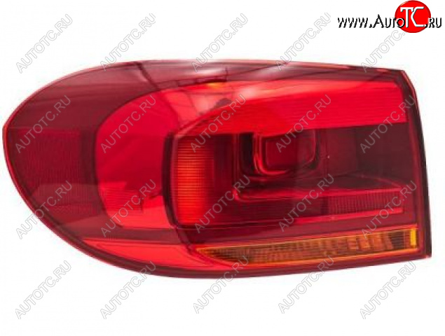 5 799 р. Левый фонарь DEPO Volkswagen Tiguan NF рестайлинг (2011-2017)  с доставкой в г. Керчь