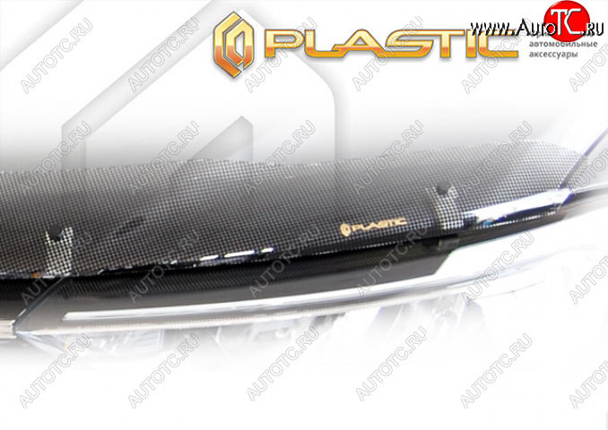 2 199 р. Дефлектор капота CA-Plastic  Toyota Roomy  M900A,M910A (2020-2025) рестайлинг (шелкография черная)  с доставкой в г. Керчь