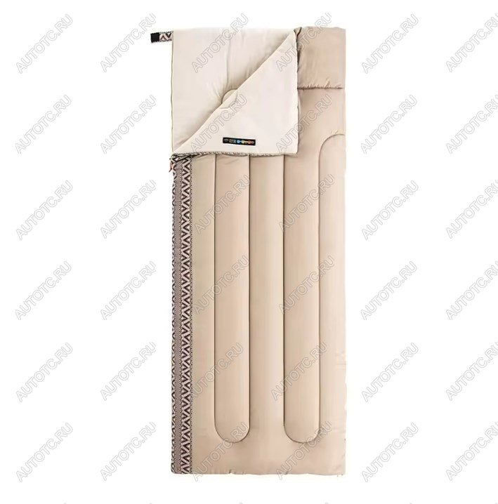 3 239 р. Мешок спальный Naturehike L150, 190х75см, (ТК: +13C), (левый), бежевый  nh20msd05-crl  с доставкой в г. Керчь