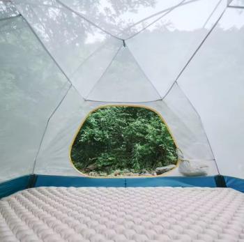 11 449 р. Палатка Naturehike Cloud-Creek PRO, 2-местная, бежево-желтая  cnk2300zp024-2ypro  с доставкой в г. Керчь. Увеличить фотографию 5