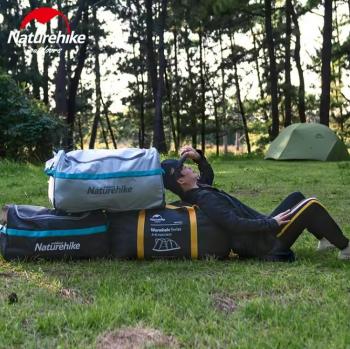 3 329 р. Сумка дорожная Naturehike А027, с колесами,110 л., серая  nh18x027-l-lg  с доставкой в г. Керчь. Увеличить фотографию 10