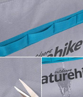 3 329 р. Сумка дорожная Naturehike А027, с колесами,110 л., серая  nh18x027-l-lg  с доставкой в г. Керчь. Увеличить фотографию 9
