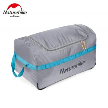 3 329 р. Сумка дорожная Naturehike А027, с колесами,110 л., серая  nh18x027-l-lg  с доставкой в г. Керчь. Увеличить фотографию 2