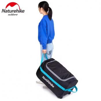 3 329 р. Сумка дорожная Naturehike А027, с колесами,110 л., черная  nh18x027-l-lb  с доставкой в г. Керчь. Увеличить фотографию 4