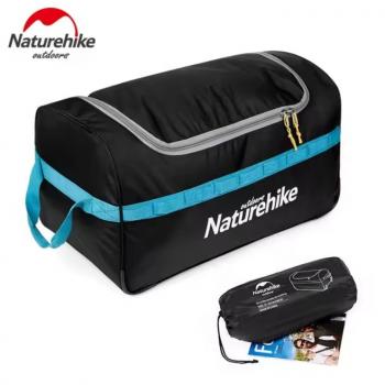 3 329 р. Сумка дорожная Naturehike А027, с колесами,110 л., черная  nh18x027-l-lb  с доставкой в г. Керчь. Увеличить фотографию 3