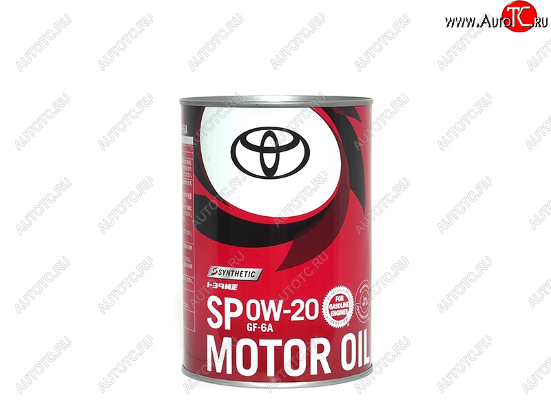 1 699 р. Масло моторное TOYOTA (металлическая канистра) 0W-20 SPGF6-A 1Л (Япония) TOYOTA 08880-14306  с доставкой в г. Керчь