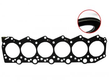 11 399 р. Прокладка головки блока 1HDFTE (T=1,00) LAND CRUISER J7#J8#J10# 98- TOYOTA 11115-17031-01  с доставкой в г. Керчь. Увеличить фотографию 1