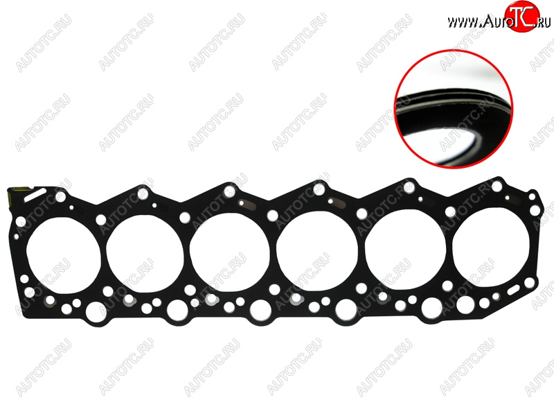 11 399 р. Прокладка головки блока 1HDFTE (T=1,00) LAND CRUISER J7#J8#J10# 98- TOYOTA 11115-17031-01  с доставкой в г. Керчь