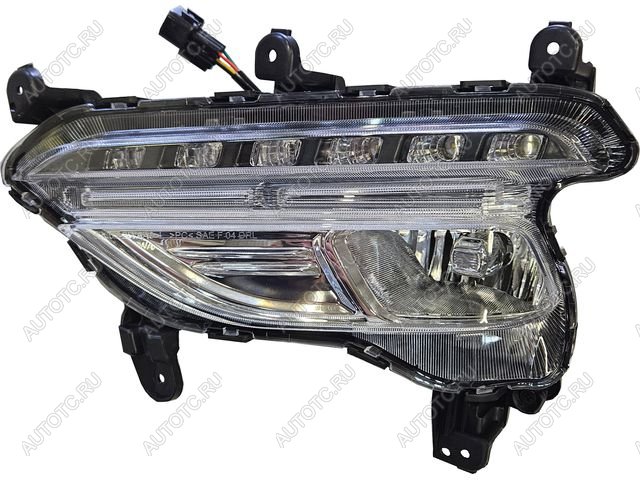 10 349 р. Противотуманная фара левая BodyParts Hyundai Santa Fe DM дорестайлинг (2012-2016)  с доставкой в г. Керчь
