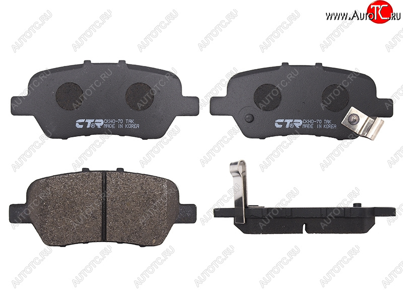 2 369 р. Колодки тормозные задние RH-LH SAT  Honda Civic ( FN,  FB,  FK2,  FK7) - StepWagon  RG  с доставкой в г. Керчь