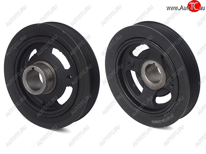 4 099 р. Шкив коленвала HYUNDAI SANTA FE 06-12AZERA 06-11IX35TUCSON 10MY 09-SONATA NF 05-10KIA CERATO II SAT ST-23124-2G600  с доставкой в г. Керчь