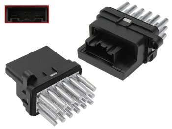 Резистор мотора отопителя FORD FOCUS II 04-11FIESTA 08-17KUGA 08-13 SAT ST-495-0013