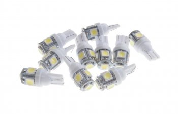35 р. Лампа светодиодная 12V W5W T10 W2.1x9.5d 6000K 5 SMD 5050 White MEGA ELECTRIC MEGA ELECTRIC 010714w  с доставкой в г. Керчь. Увеличить фотографию 1