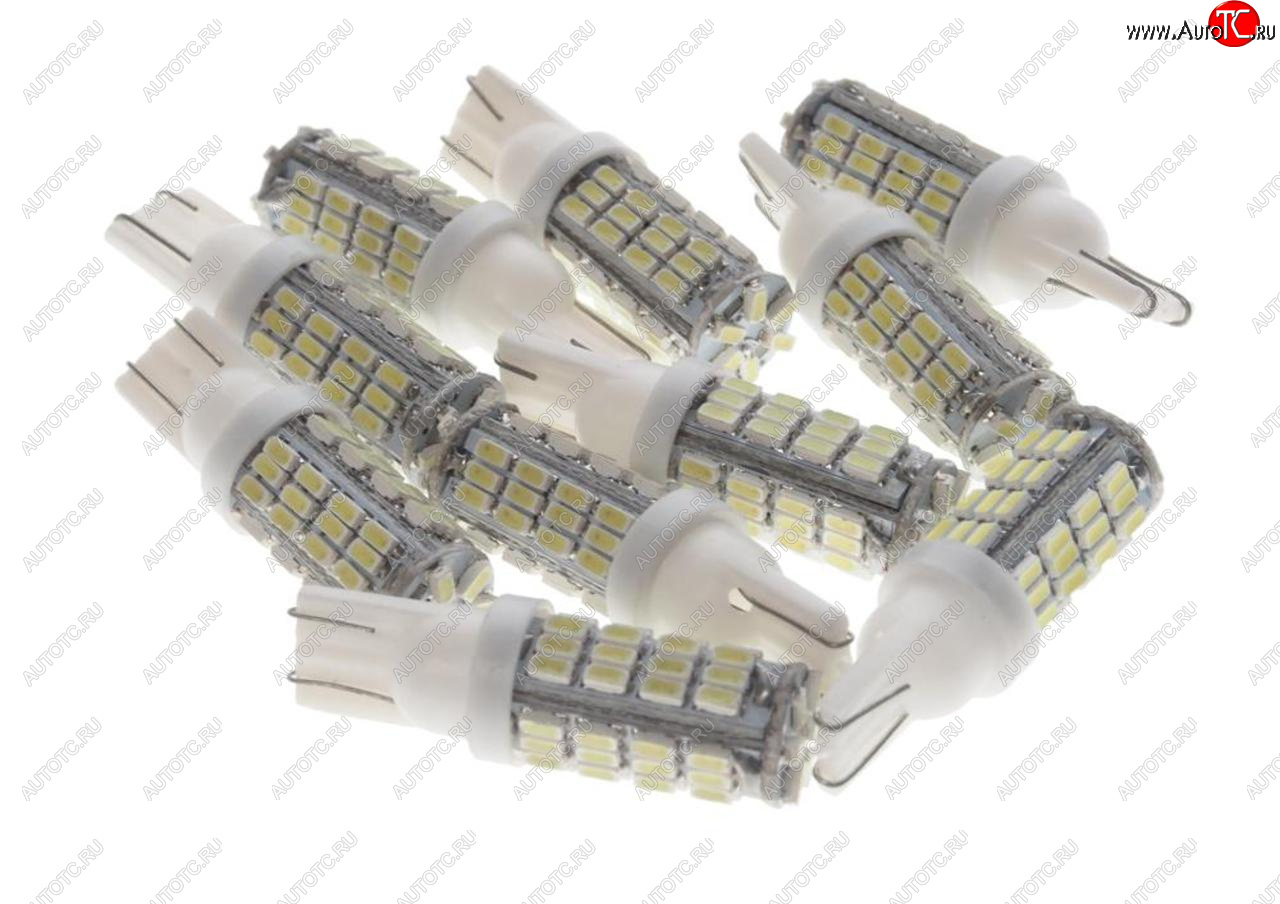 75 р. Лампа светодиодная 12V W5W T10 W2.1x9.5d 6000K 54 SMD 3258 White MEGA ELECTRIC MEGA ELECTRIC 010854w  с доставкой в г. Керчь