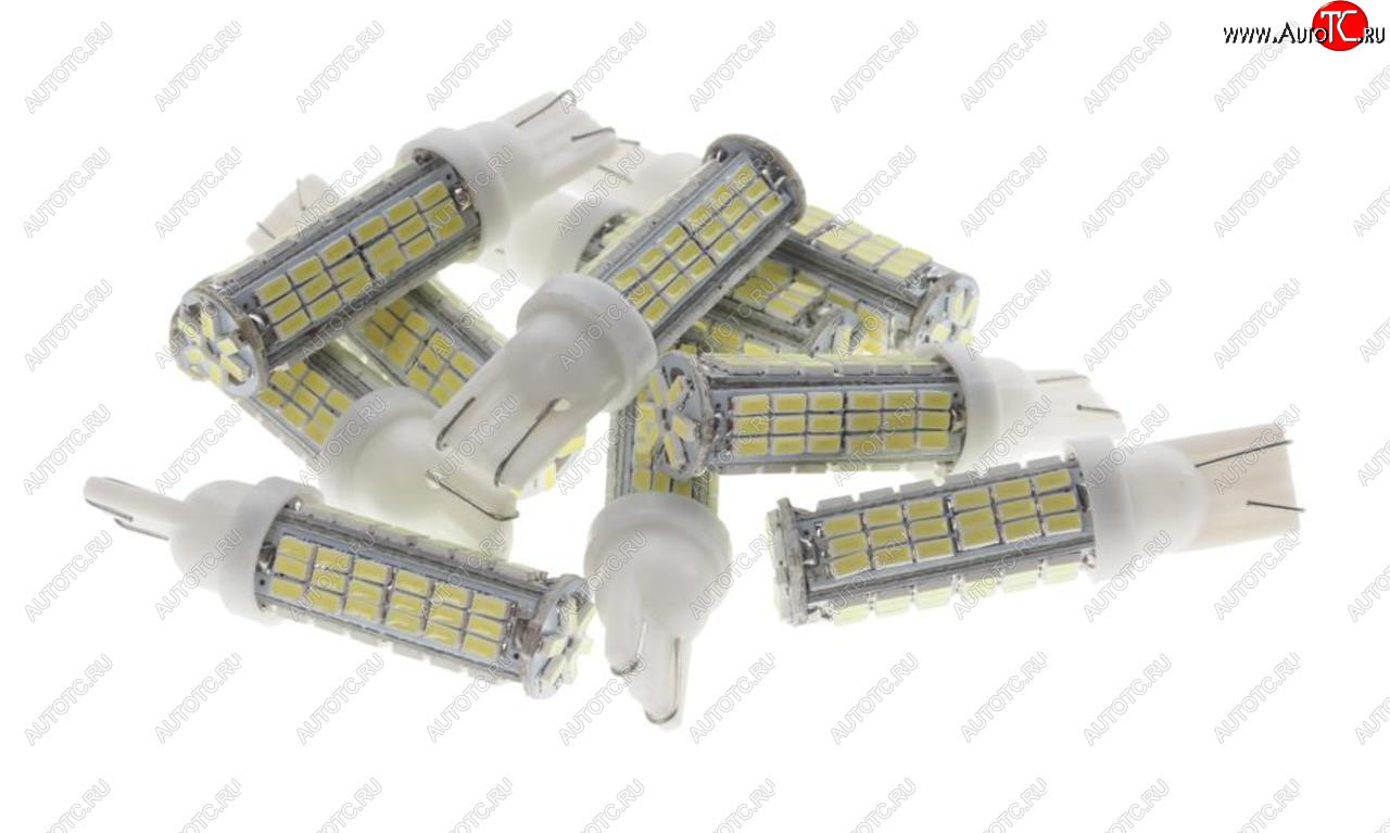 76 р. Лампа светодиодная 12V W5W T10 W2.1x9.5d 6000K 78 SMD 3258 White MEGA ELECTRIC MEGA ELECTRIC 010878w  с доставкой в г. Керчь