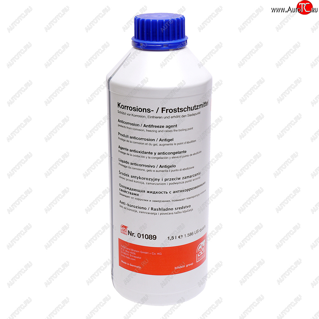 929 р. Антифриз синий концентрат 1.5л G011 FEBI FEBI 01089  с доставкой в г. Керчь