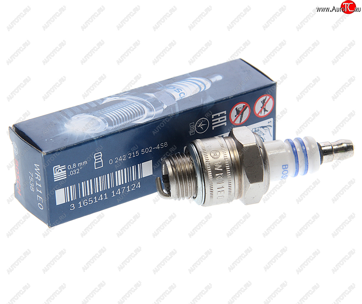 277 р. Свеча зажигания WR11E0 BOSCH BOSCH 0242215502  с доставкой в г. Керчь